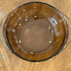 Vintage Pyrex Fireside Brown Amber 023 Casserole 1.5L Baking Dish, No Lid